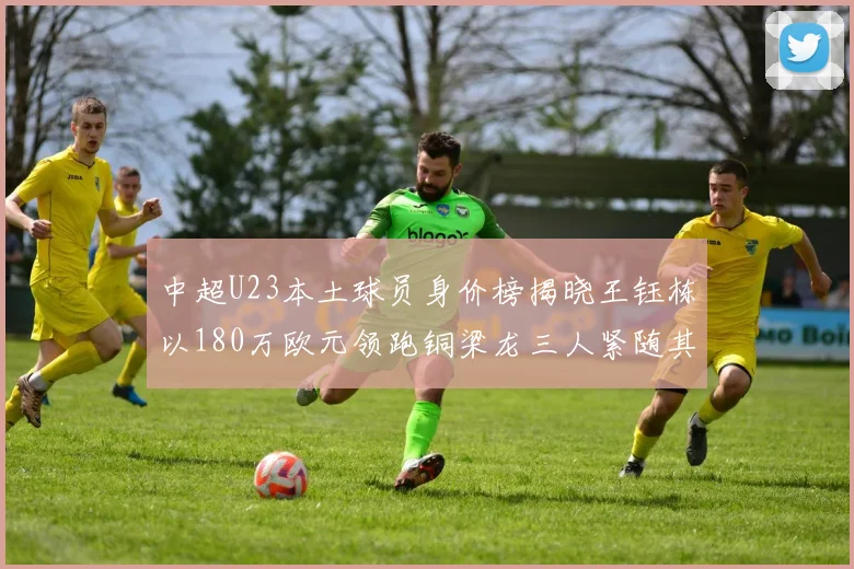 中超U23本土球员身价榜揭晓王钰栋以180万欧元领跑铜梁龙三人紧随其后